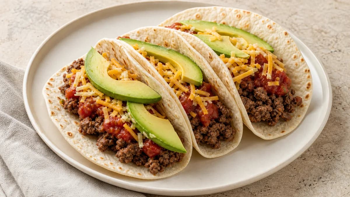 Beef taco night